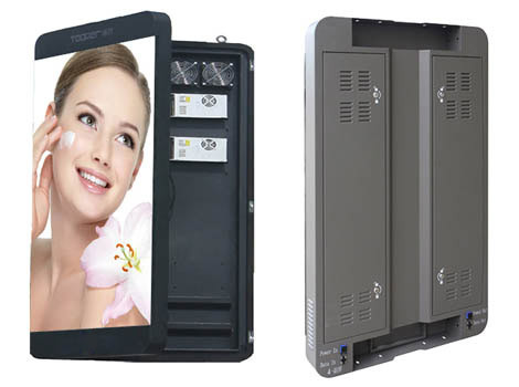 LAN / Wifi / 3G Intelligent Advertising Led Screen , Full Color Led Signs Outdoor
