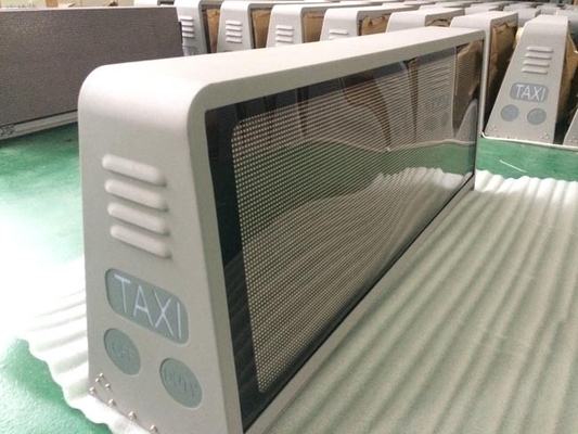 High Definition Digital Wireless Taxi Top Advertising Led Display / Led Taxi Sign